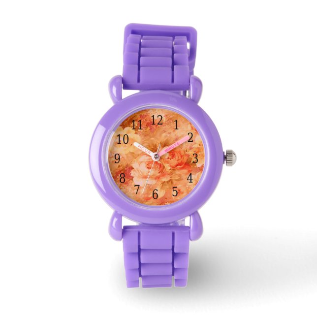 Montre de peinture à la fleur (Recto)