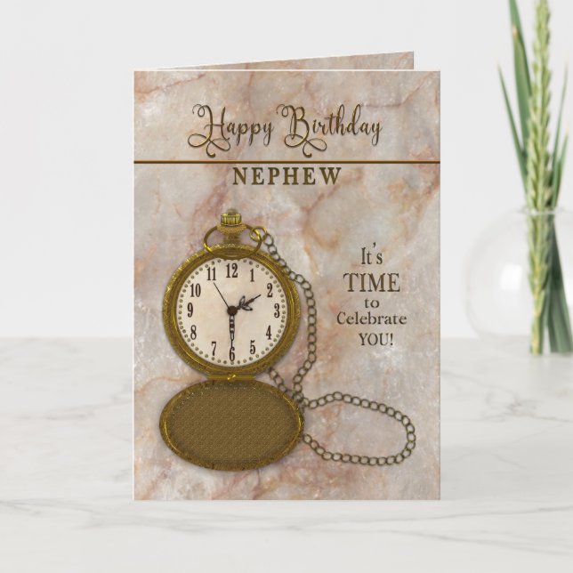 Montre de poche et carte à chaîne Nephew Anniversa (Devant)