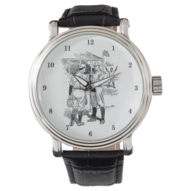 Montre de poignet de baseball très Cool (devant)