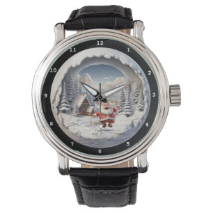 Montre de poignet de voyage de cadeau de Noël de P