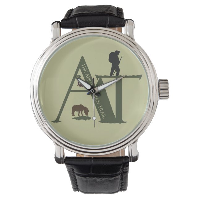 Montre de randonneur de sentiers Appalaches avec l (devant)