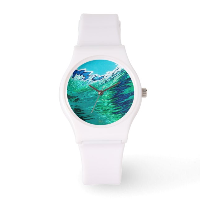 Montre de résistance à l'eau en silicone par Marga (Recto)