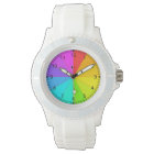 Montre de roue couleur arc-en-ciel