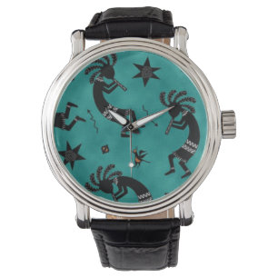 Montre de style Vintage unisex motif du sud-ouest
