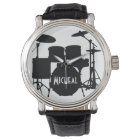 Montre de tambour avec nom personnalisé