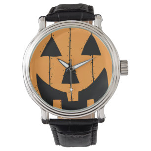 Montre de timbre citrouille