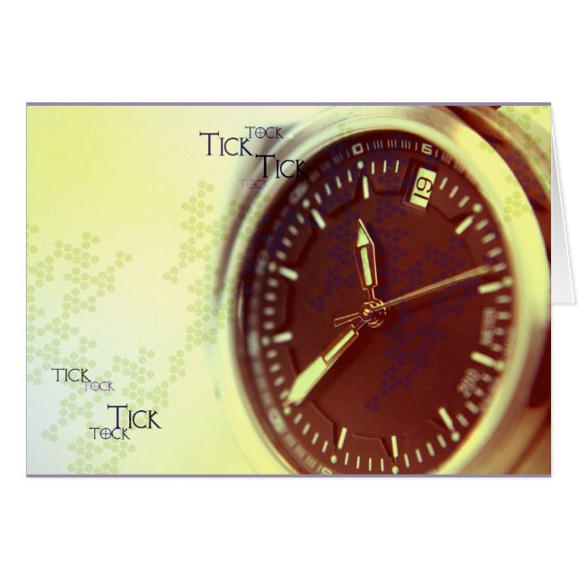 Montre de Tock de coutil (Devant Horizontal)