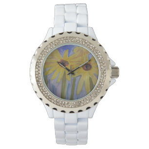 Montre de tournesol jaune été