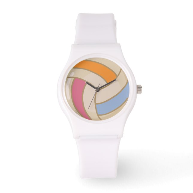 Montre de volley-ball coloré (Recto)