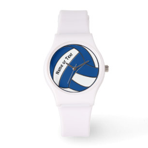 Montre de volley-ball personnalisée pour elle, vot