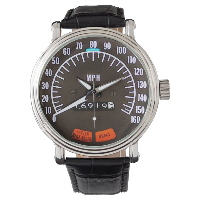 Montre Début des années 1970 Classic Sports voiture Speed (devant)