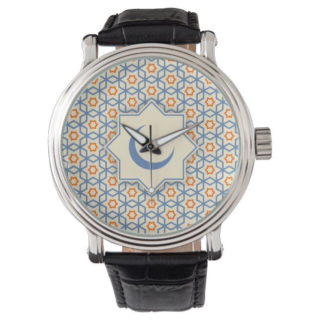 Montre décoration religieuse islamique décoration géométr (devant)