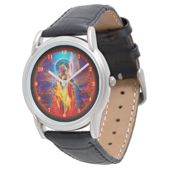 Montre Déesse du feu PELE LUNA MELTDOWN (Incliné)