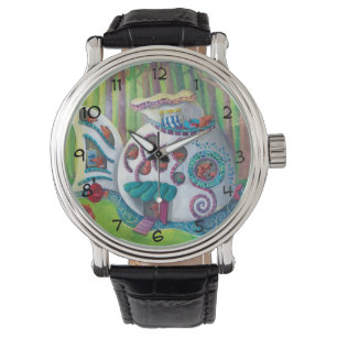 Montre Demeure magique du poisson dans la forêt