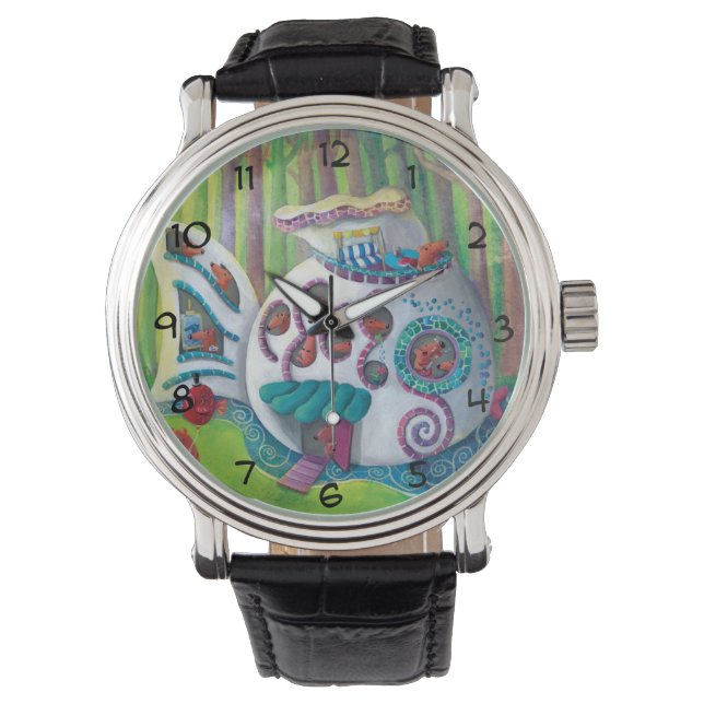 Montre Demeure magique du poisson dans la forêt (devant)