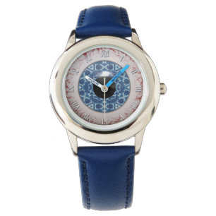 Montre Déplaisant Blue Eyeball Halloween Fun