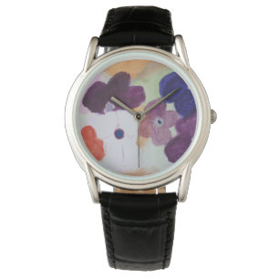 Montre des fleurs de printemps d'anémone