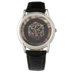 Montre Dés RPG Imaginaire cuivre Retro Tabletop PnP Gam