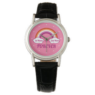 Montre Design de fierté lesbienne /un cadeau de couple