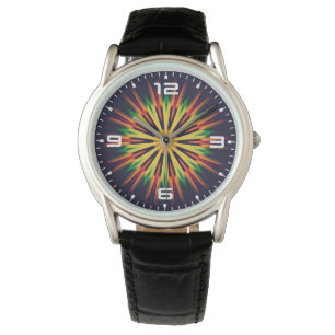 Montre Design de fleurs Kaleidoscope