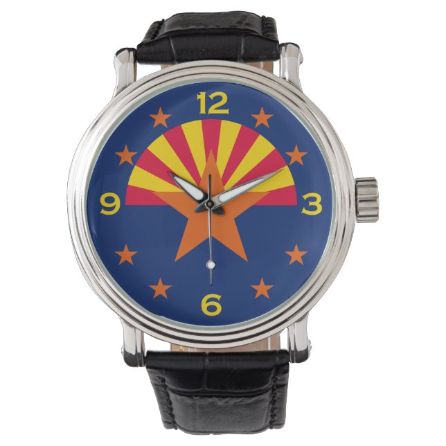 Montre Design de garde drapeau de l'État de l'Arizona (devant)