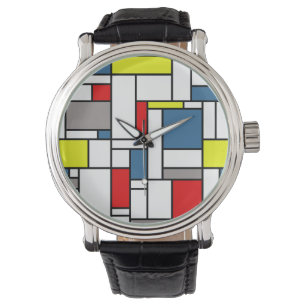 Montre Design de style mondrien