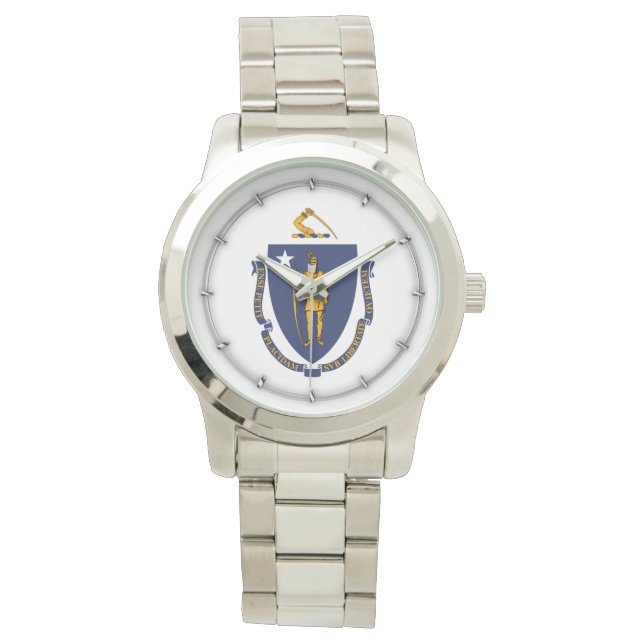 Montre Design du drapeau d'État du Massachusetts (devant)