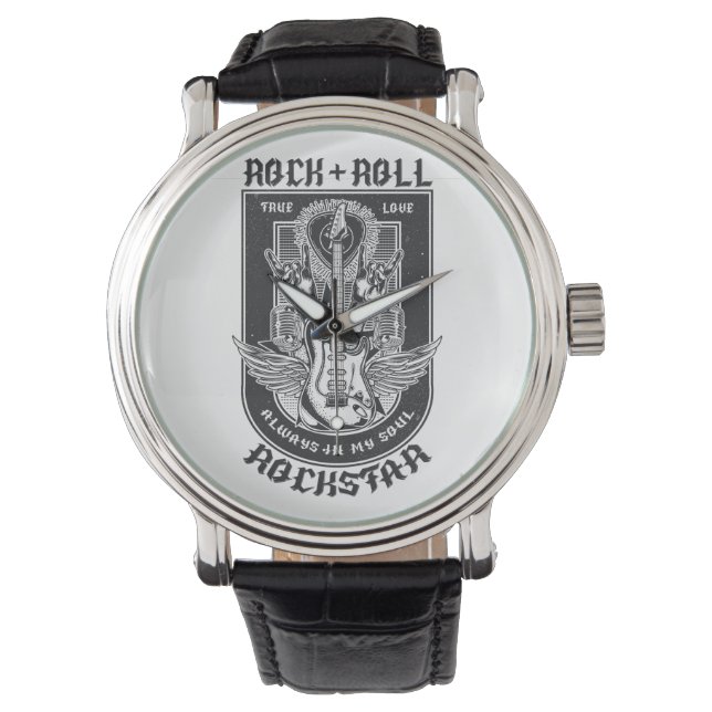 Montre Design Guitar Rock (devant)