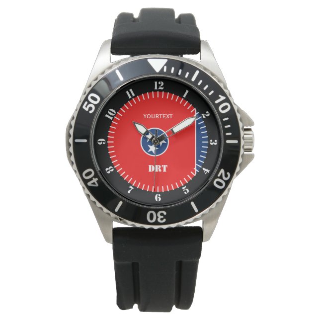 Montre Design personnalisé de garde-drapeau d'état du Ten (devant)