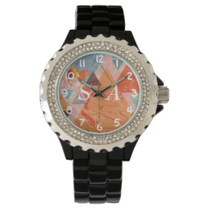 Montre Design triangle moderne - géométrie artistique