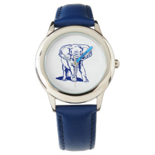 Montre Dessin de la ligne bleue Eléphant de la Marine