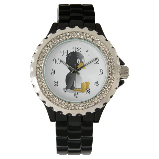 Montre Dessin de Penguin (devant)
