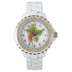 Montre Dessin réaliste de fraise