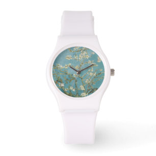 Montre Destin de branches de fleur de fleurs de Vincent