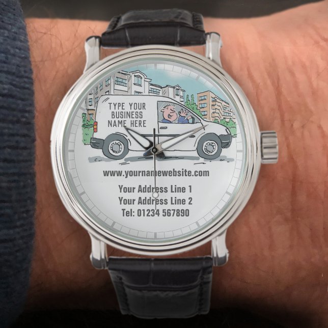 Montre Détails de votre entreprise sur un (Créateur téléchargé)