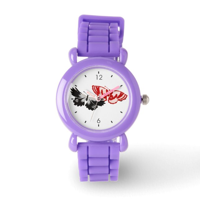 Montre Deux papillons Vintages (Recto)