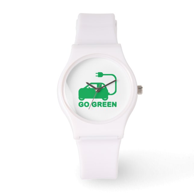 Montre Devenez écolo ~ Conduite de voitures électriques (Recto)
