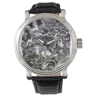 Montre Devils Monter un crapaud Japonais Tattoo Design Wa