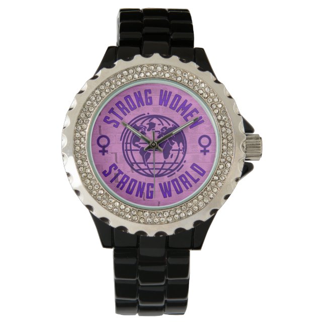 Montre Devis fort pour femmes inspirationnel (devant)