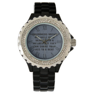 MONTRE DEVIS ROCK N ROLL DRUMMER