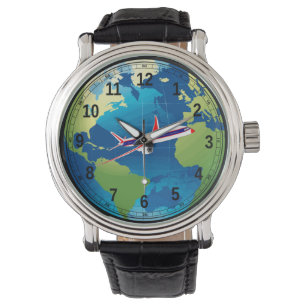 montre d'eWatch (voyage du monde)