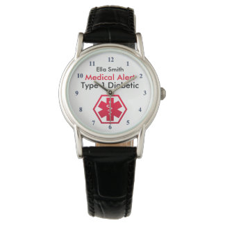 Montre Diabète Alerte Médicale Type 1 ou 2
