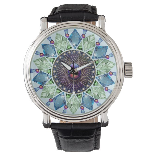 Montre Diamants et perles 1 (devant)