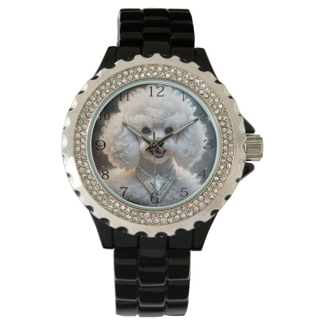Montre "Diamond Diva : Le canicule glamour en étincelle" (devant)