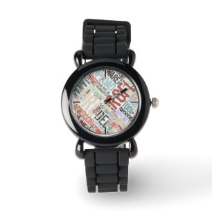 Montre Dictionnaire d'ordinateur en couleurs