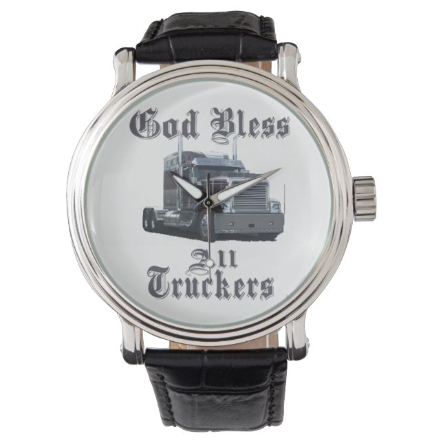 Montre Dieu Béni Tous Les Truckers Watch Collection (devant)