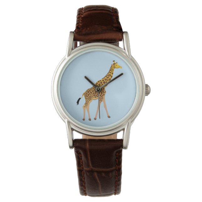 Montre d'impression de girafe (devant)