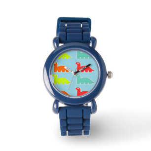Montre Dinos en bleu