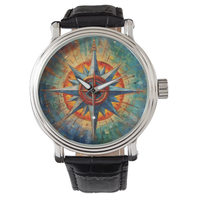Montre Direction au Chaos (Rose Compass) (devant)
