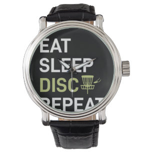 Montre Disc Golf Player Eat Sleep Disc Golf Repeat